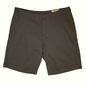 Mens Weatherproof Vintage Momentum 3 Pocket 8.5 Inseam Shorts Olive Size 34